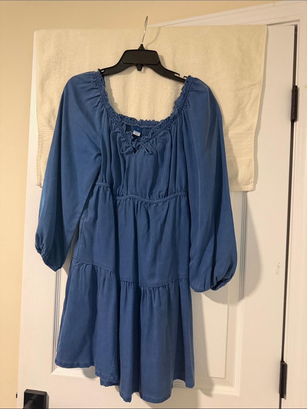 Old Navy Blue Peasant Dress Tunic